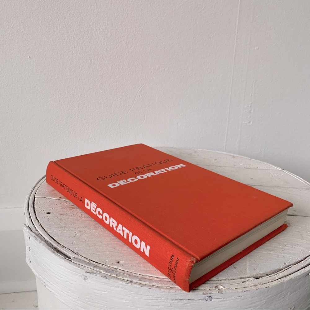 Hard cover - Mid century French design - Orange